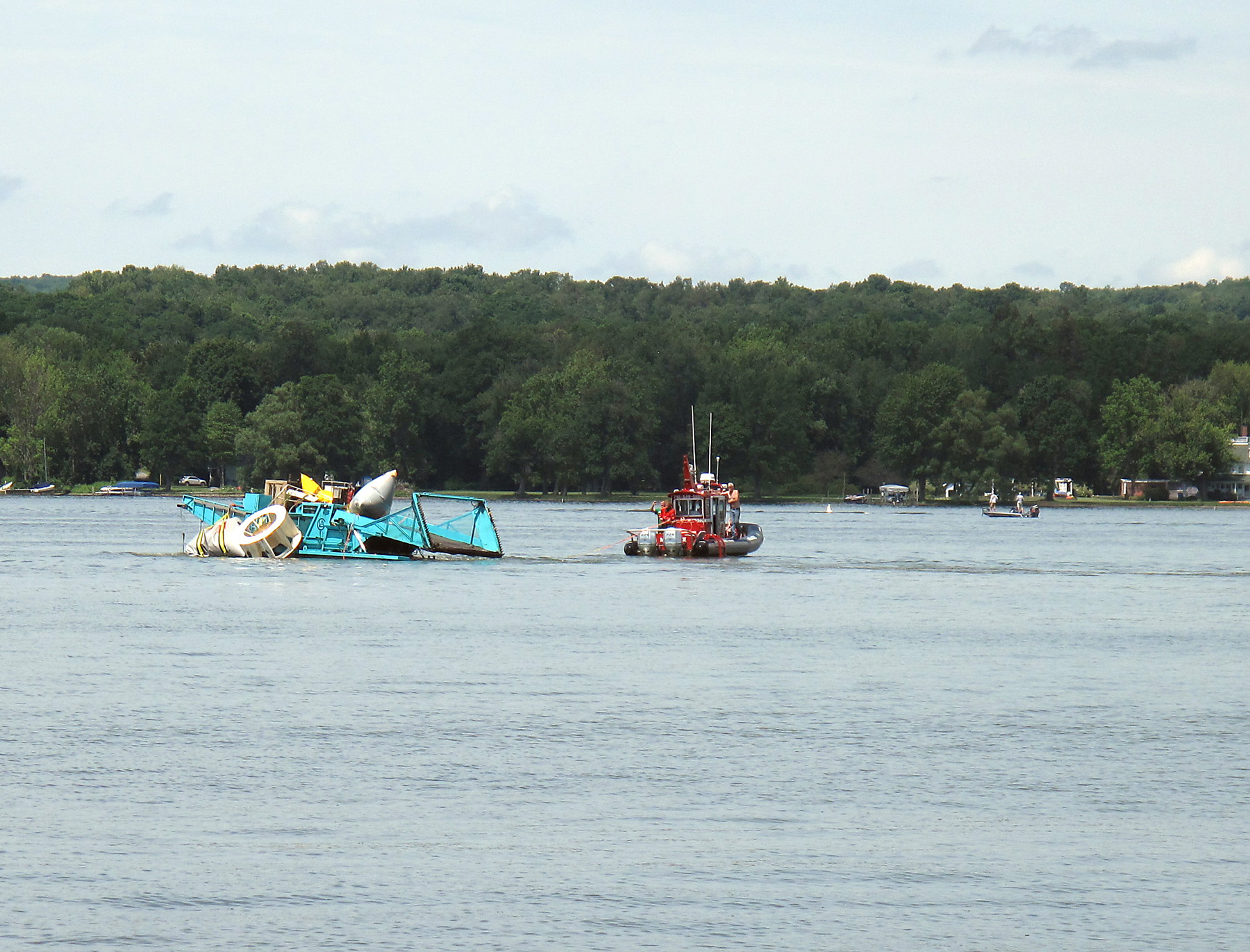Capsized harvester returns to land News, Sports, Jobs Observer Today